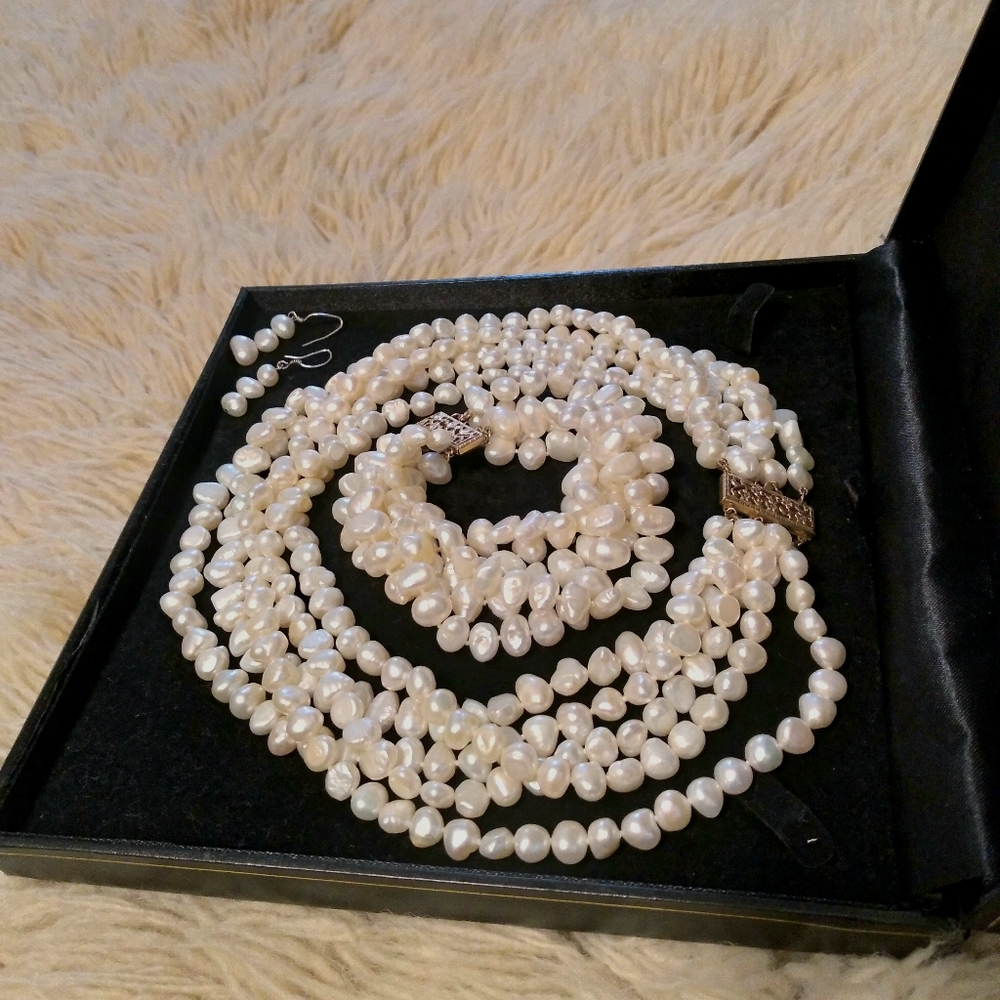 Vintage pearl set - Picture 5 of 11